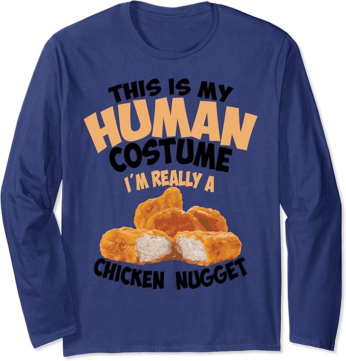 Chicken Nugget Human Really Costume Cute Foodie Funny